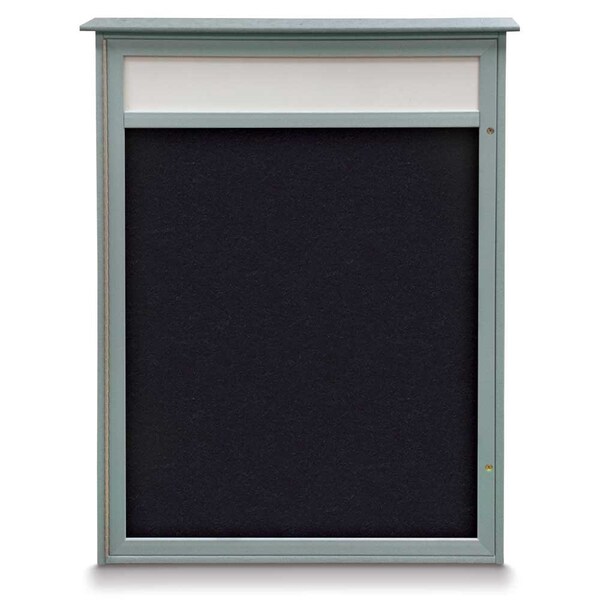 Triple Door Enclosed Indoor Letterboard